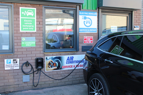 Autosolutions AE, workshop front EV charger